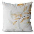 Axyaa Ginkgo Print Cushion Cover - Square Pillowcase for Home Decor