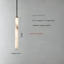 Axyaa Marble Hanging Chandelier LED Pendant Lamp for Home Decor