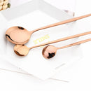 Axyaa Rose Gold Stainless Steel Cutlery Set - 12 Pieces
