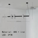 Axyaa U-shaped Tube Chandelier: Modern Scandinavian Pendant Light