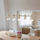 Axyaa Modern Nordic Cream Chandelier Pendant Light for Home Decor