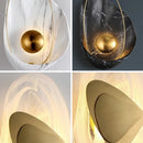 Nordic Designer LED Wall Lamp for Living Room TV Background, Hotel Corridor.