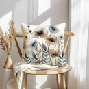 Axyaa Watercolor Floral Pattern Pillowcase 45x45cm