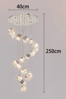 Axyaa Modern Indoor LED Chandeliers for Living Room Lighting
