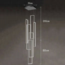 Axyaa Modern LED Ring Stairs Pendant Chandeliers for Living Room and Dining Room