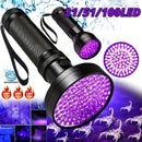 Axya 395nm UV Flashlight: Portable Pet Urine Detector & Scorpion Hunter