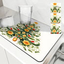 Axyaa Christmas Tree Kitchen Drying Mat