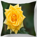 Axyaa Rose Series Yellow Pink Flowers Pillowcase Home Decor