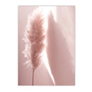 Axyaa Pink Reed Flower Tower Canvas Wall Art for Living Room Home Decor