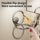 Axyaa Round Ring Towel Holder - Wall Mounted Hand Towel Rack