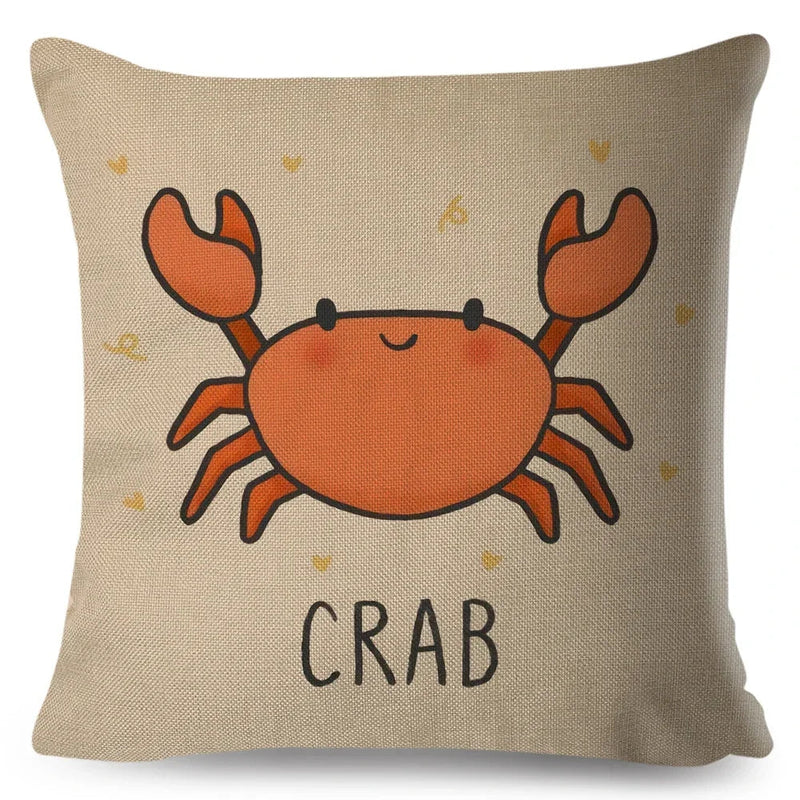 Axyaa Cartoon Cat Cushion Cover 45x45cm