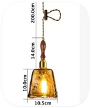 Axyaa 4W LED Wall Lamp Sconce with Knob Switch for Bedroom & Living Room Lighting