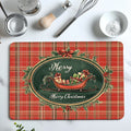Axyaa Christmas Drain Pad: Non-slip, Heat Resistant Tableware Drying Mat for Kitchen Counter