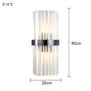 Axyaa Crystal Wall Lamp: Modern Light Luxury for Living Room, Bedroom, Corridor
