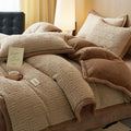 Axyaa Soft, Plush Fleece Duvet Cover for Autumn/Winter - 200x230/150x200 Size
