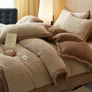 Axyaa Soft, Plush Fleece Duvet Cover for Autumn/Winter - 200x230/150x200 Size