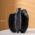 Ceramic Sea Style Vase Pampas Grass Dried Flower Waves Seahorse Starfish by Axyaa