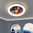 Axyaa Starry Sky LED Chandelier: Modern Bedroom Luxury Ceiling Lamp for Children's Eye Protection