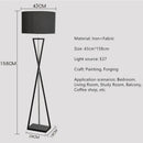 Axyaa Modern Minimalist Fabric Floor Lampshade for Home Lighting