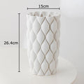 Axyaa 3D Printed Ceramic Vase Plant Pot Decoration Ornaments Flower Arrangement