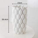 Axyaa 3D Printed Ceramic Vase Plant Pot Decoration Ornaments Flower Arrangement