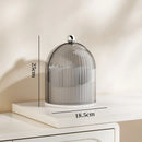Axyaa 360 Rotating Makeup Organizer with Lid - Cosmetic & Skincare Storage Container