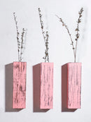 Axyaa Wood Wall Planters for Indoor Plants - Farmhouse Wall Vases for Home Decor