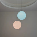 Axyaa Nordic Lollipop Glass Pendant Chandelier LED Light for Dining Bedroom Restaurant