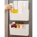 Axyaa Kitchen Wall-Mounted Storage Box - Multifunctional Plastic Organizer