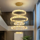 Axyaa Nordic Home Decoration Stair Chandelier Living Room Dining Room Pendant Lights Ceiling Light Indoor Lighting