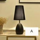 Axyaa Retro Ceramic Bedside Table Lamp