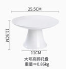 Axyaa Chinese Style Tea & Pastry Tray, Ceramic Fruit Plate Set