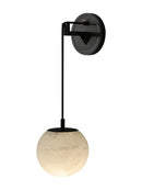 Copper Marbled Wall Lamp by Axyaa - Luxury Living Room Lighting