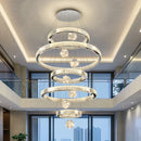 Axyaa Crystal Chandelier Collection: Living Room & Staircase Lighting Fixtures