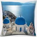Axyaa Santorini Series Pattern Pillowcase Square Cushion Cover Home Sofa Decor