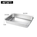 Axyaa Stainless Steel Food Tray for Kitchen Organization and Serving
