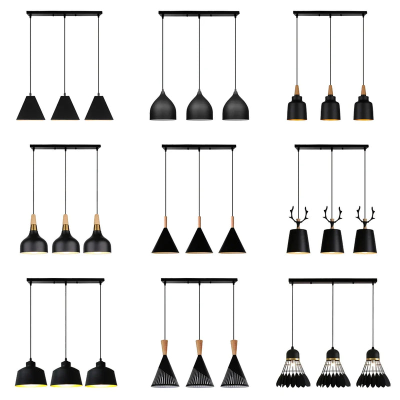 Axyaa Nordic LED Pendant Chandelier for Modern Home Lighting