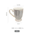 Axyaa Nordic Retro Ceramic Couple Cups - Premium Light Luxury Afternoon Tea Mug