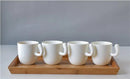 Axyaa 210ML Bone  Coffee Mug Creative Ceramic Cup Porcelain Travel Nespresso Cup