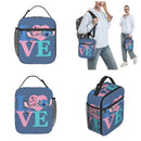 Axyaa Insulated Lunch Bag for School Food Storage - Reusable Thermal Cooler Box
