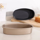 Axyaa Carbon Steel Oval Baking Mold for Cheesecakes, Bread Loaves, Kitchen Accessories