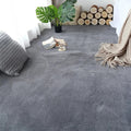 Axyaa Plush Cashmere Mat: Modern Living Room, Bedroom, Balcony Rug