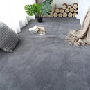 Axyaa Plush Cashmere Mat: Modern Living Room, Bedroom, Balcony Rug