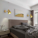 Axyaa Nordic Mirror Brass Wall Lamp LED Lighting for Bedside, Bathroom, Cloakroom