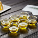 Axyaa Double Wall Glass Cup Set for Hot or Cold Drinks