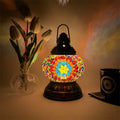 Turkish Mosaic Table Lamp by Axyaa – Rechargeable Handcrafted Night Light