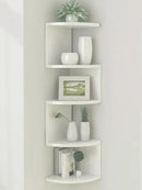 Corner Wall Shelf Axyaa - Space-Saving Storage Rack for Aesthetic Room Decor