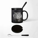 Axyaa Tiger King Mug 11oz: Office & Home Coffee Cup, Birthday Gift for Husband, Kids