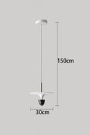 Axyaa LED Ceiling Chandelier for Modern Bedroom and Dining Room Lighting