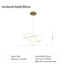 Axyaa Nordic Acrylic Chandelier LED Ceiling Light for Living Room Kitchen Restaurant